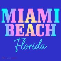 Miami Beach Florida Fl Vintage Tie Dye Retro Vacation Gift T-Shirt thumb 7