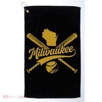 Milwaukee Baseball Fan Golf Towel thumb 0