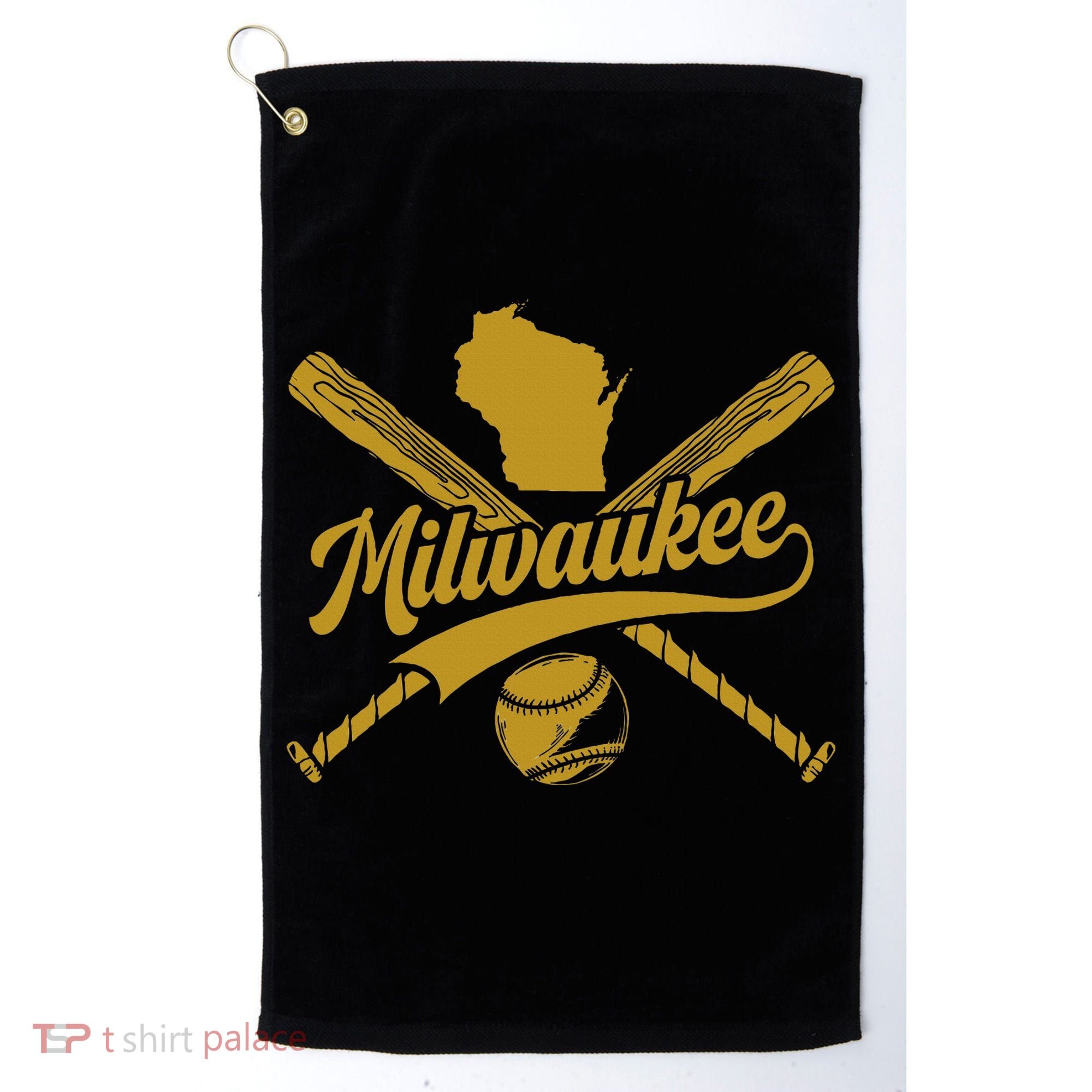 Milwaukee Baseball Fan Golf Towel