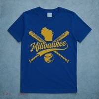 Milwaukee Baseball Fan T-Shirt thumb 5
