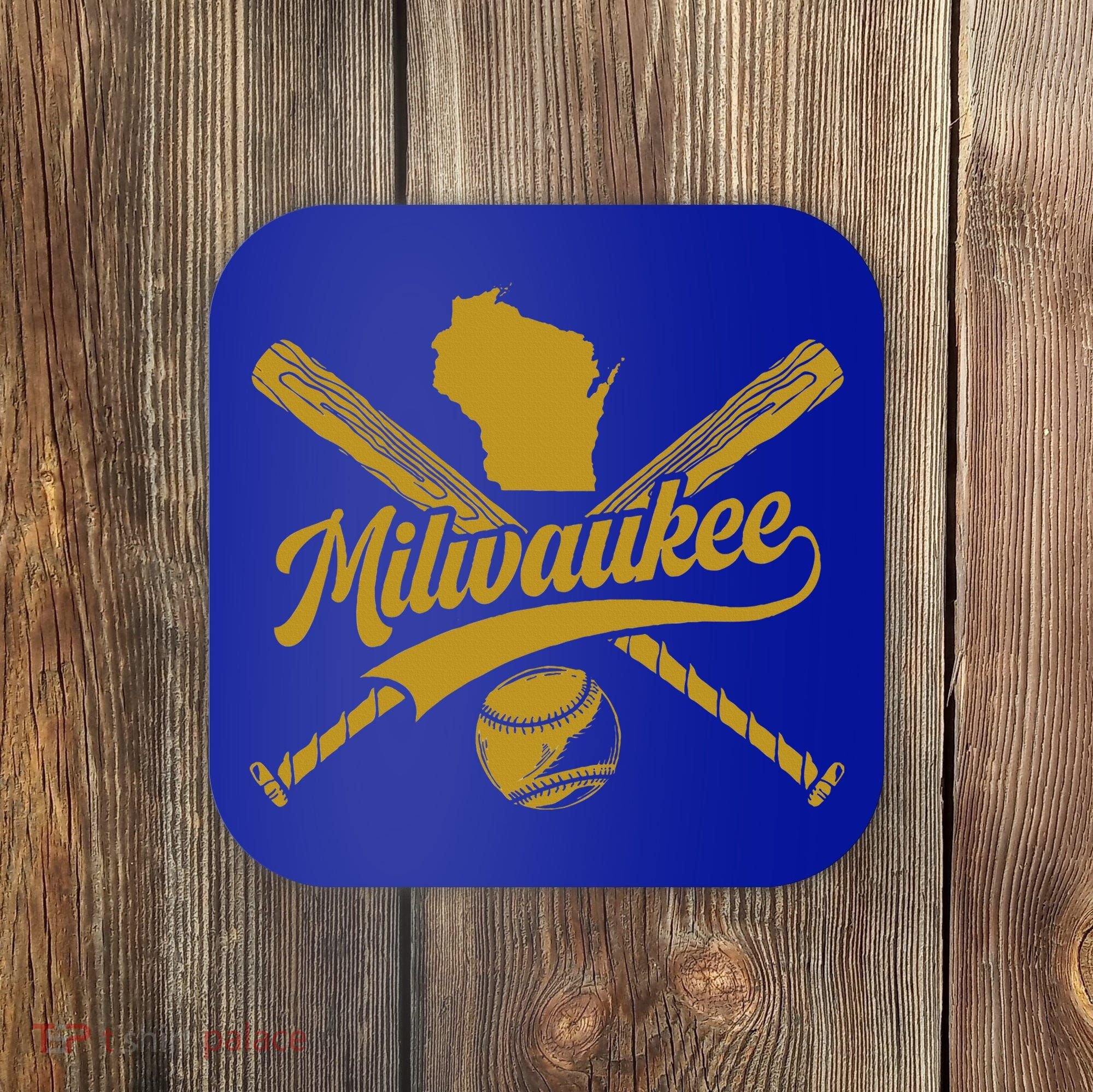 Milwaukee Baseball Fan Coaster