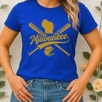 Milwaukee Baseball Fan Women's T-Shirt thumb 2