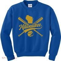Milwaukee Baseball Fan Kids Sweatshirt thumb 0