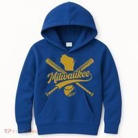 Milwaukee Baseball Fan Kids Hoodie thumb 0