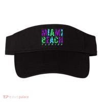 Miami Beach Floral Palm Trees Visor thumb 0