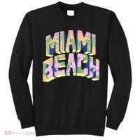 Miami Beach Floral Sweatshirt thumb 0