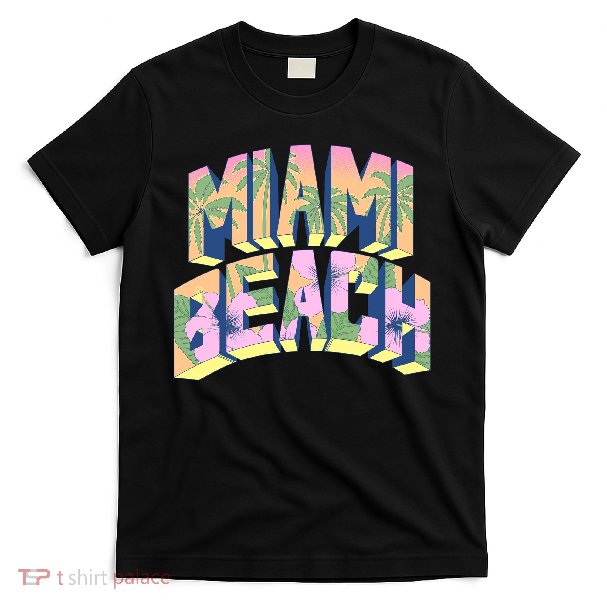 Miami Beach Floral T-Shirt