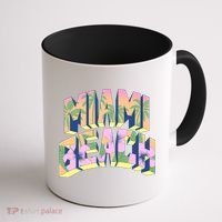 Miami Beach Floral Coffee Mug thumb 1