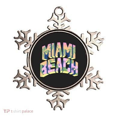 Miami Beach Floral Ornament