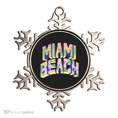 Miami Beach Floral Ornament