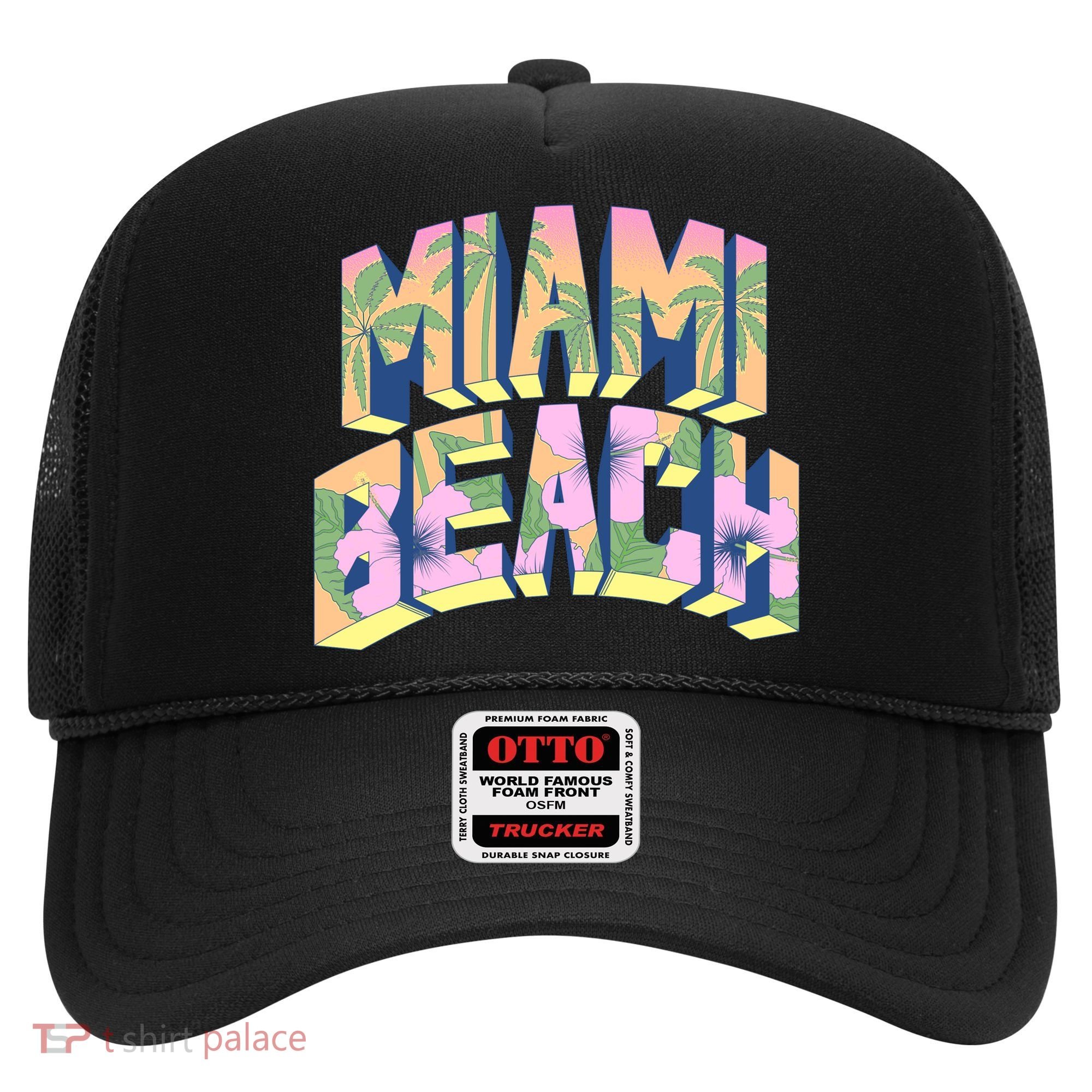 Miami Beach Floral Hat