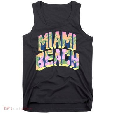 Miami Beach Floral Tank Top