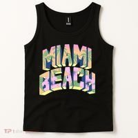 Miami Beach Floral Tank Top thumb 2
