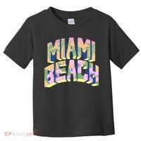 Miami Beach Floral Toddler T-Shirt thumb 0
