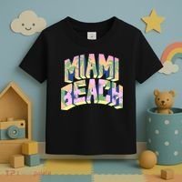 Miami Beach Floral Toddler T-Shirt thumb 3