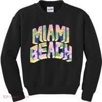 Miami Beach Floral Kids Sweatshirt thumb 0