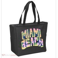 Miami Beach Floral Tote Bag thumb 2