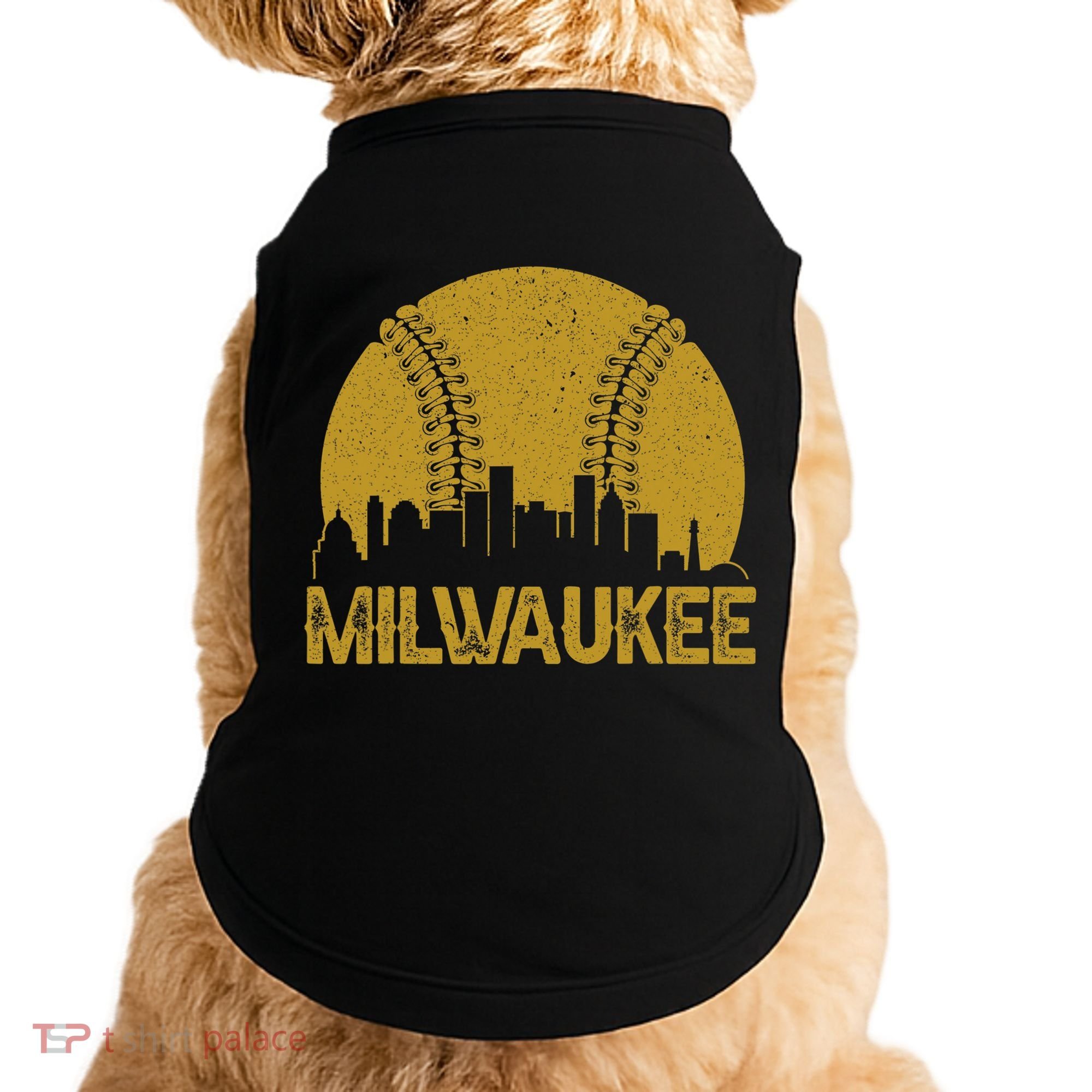 Milwaukee Baseball Fan Doggie Tank