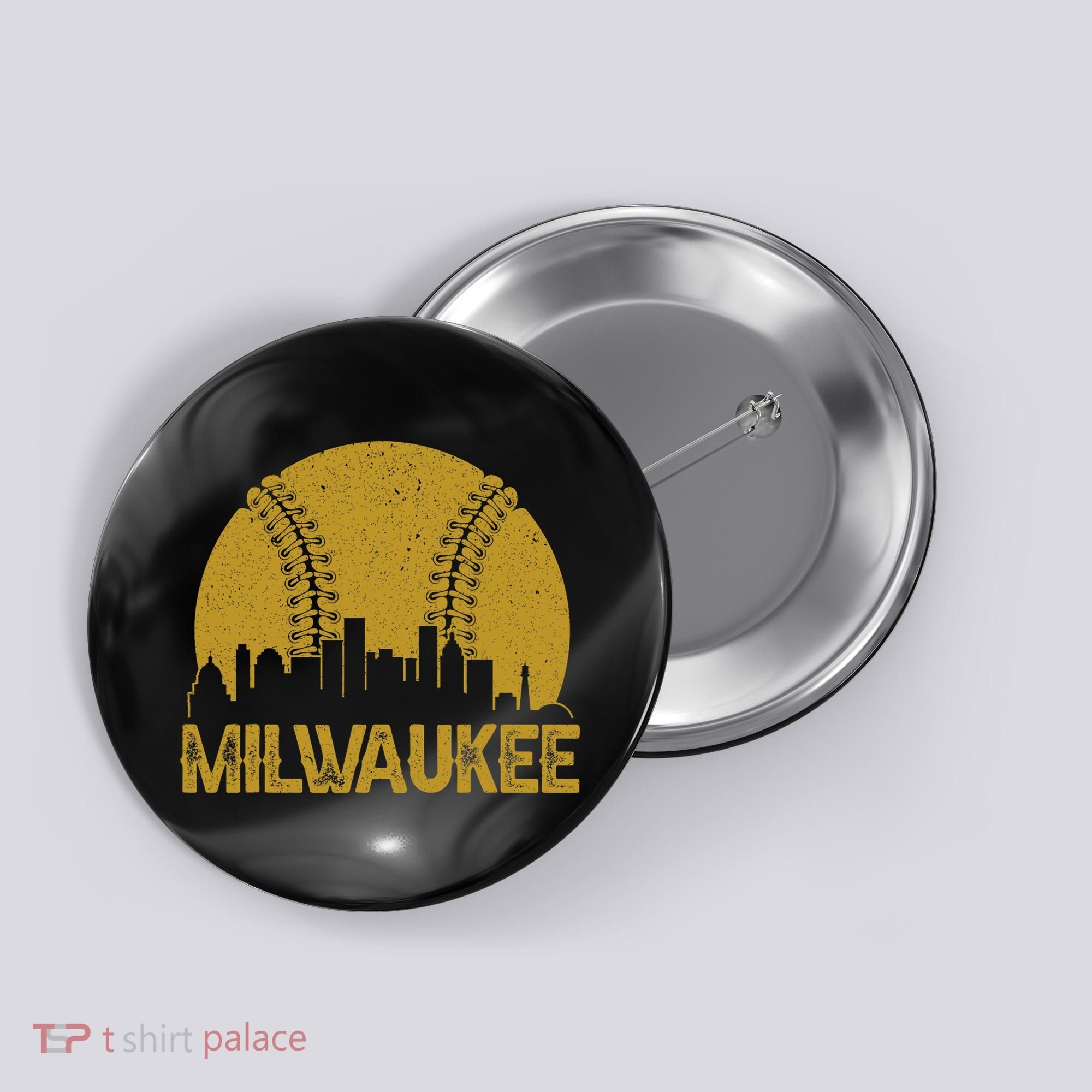 Milwaukee Baseball Fan Button