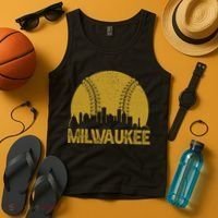 Milwaukee Baseball Fan Tank Top thumb 4