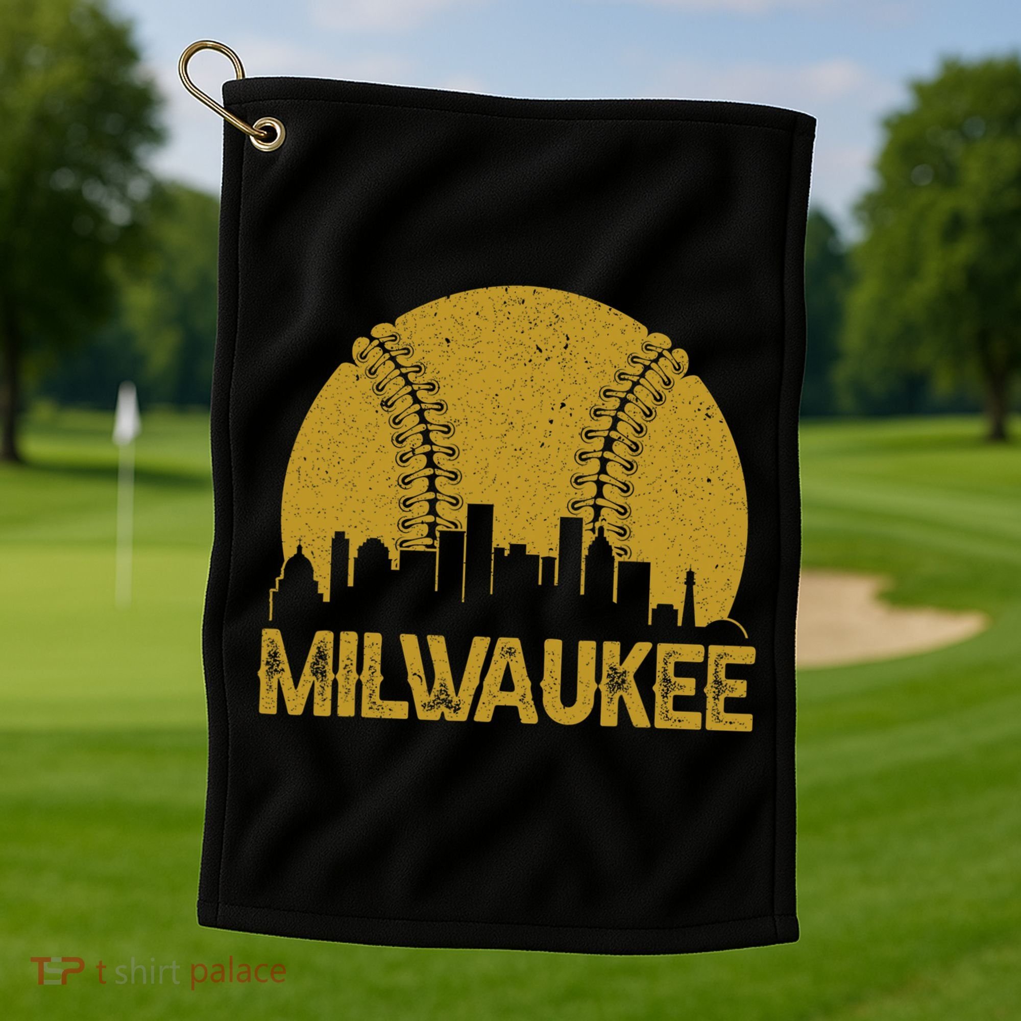 Milwaukee Baseball Fan Golf Towel