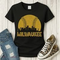 Milwaukee Baseball Fan Women's T-Shirt thumb 3