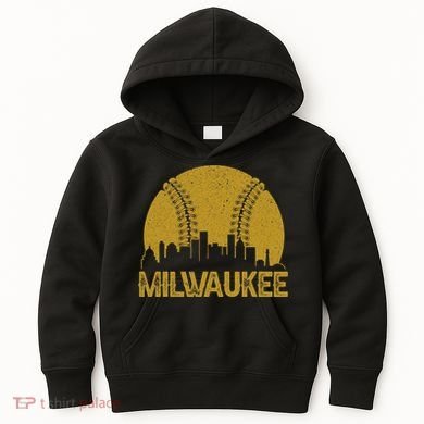 Milwaukee Baseball Fan Kids Hoodie