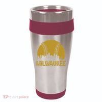 Milwaukee Baseball Fan 16oz Travel Tumbler thumb 0