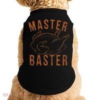 Master Baster Funny Turkey Print Happy Thanksgiving Day Doggie Tank thumb 0