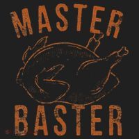 Master Baster Funny Turkey Print Happy Thanksgiving Day Beanie thumb 2