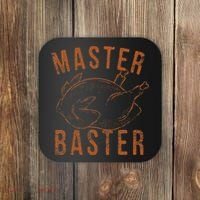 Master Baster Funny Turkey Print Happy Thanksgiving Day Coaster thumb 0
