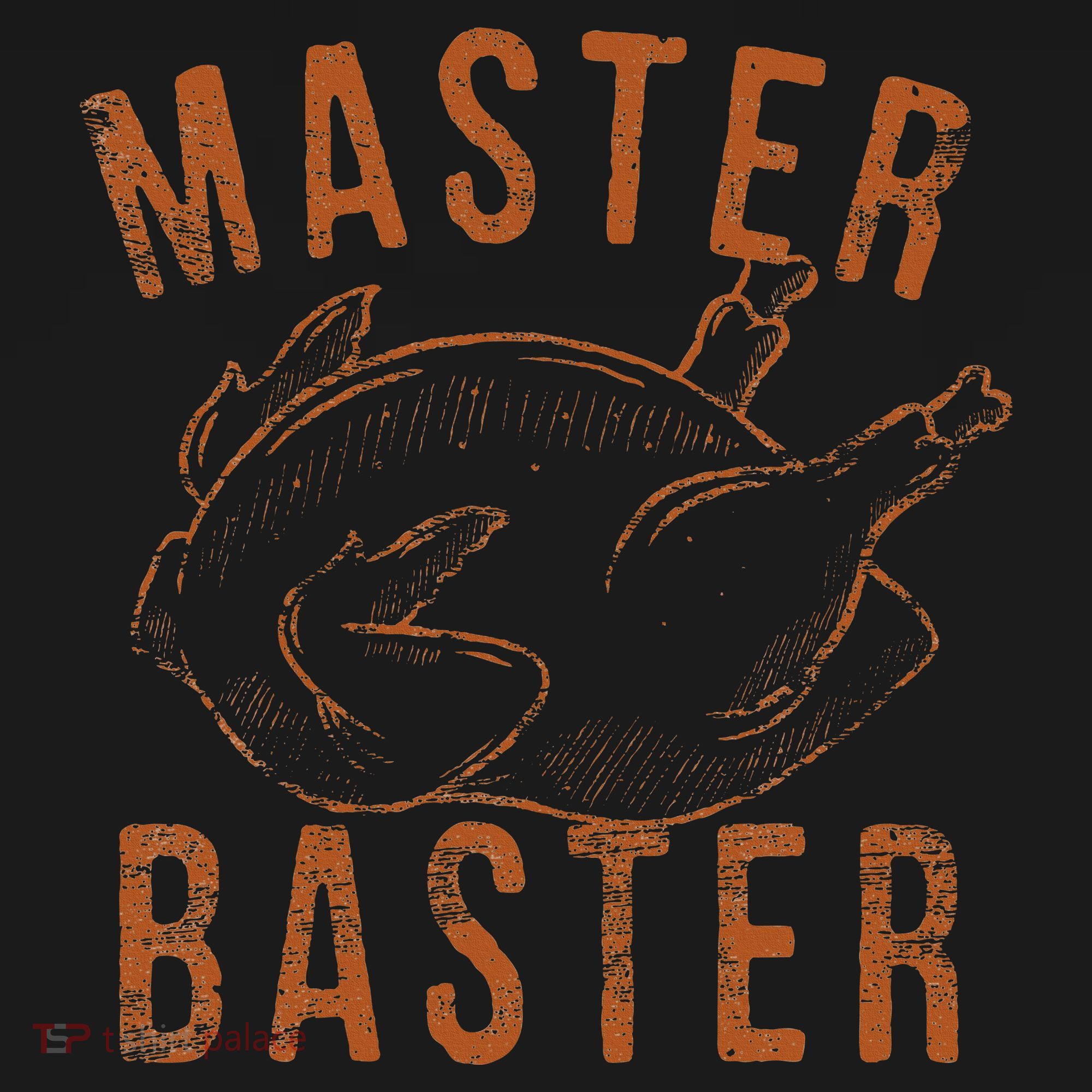 Master Baster Funny Turkey Print Happy Thanksgiving Day Ornament