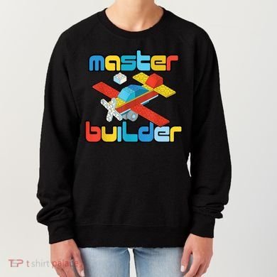 Master Builder Funny Building Blocks Brick Block Toy Women's Sweatshirt