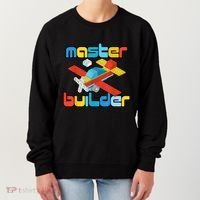 Master Builder Funny Building Blocks Brick Block Toy Women's Sweatshirt thumb 0