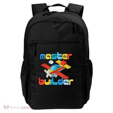 Master Builder Funny Building Blocks Brick Block Toy Backpack