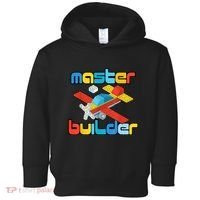 Master Builder Funny Building Blocks Brick Block Toy Toddler Hoodie thumb 0