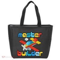 Master Builder Funny Building Blocks Brick Block Toy Tote Bag thumb 0