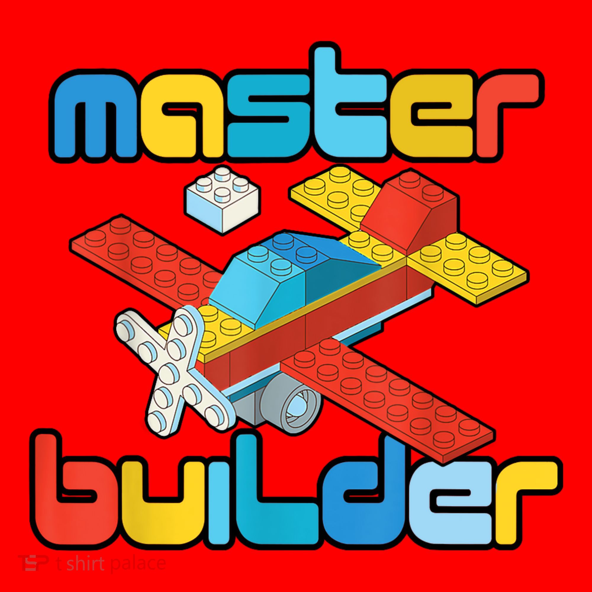 Master Builder Funny Building Blocks Brick Block Toy Santa Hat
