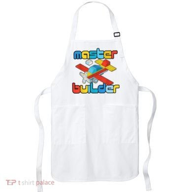 Master Builder Funny Building Blocks Brick Block Toy Apron