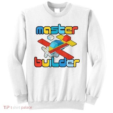 Master Builder Funny Building Blocks Brick Block Toy Sweatshirt