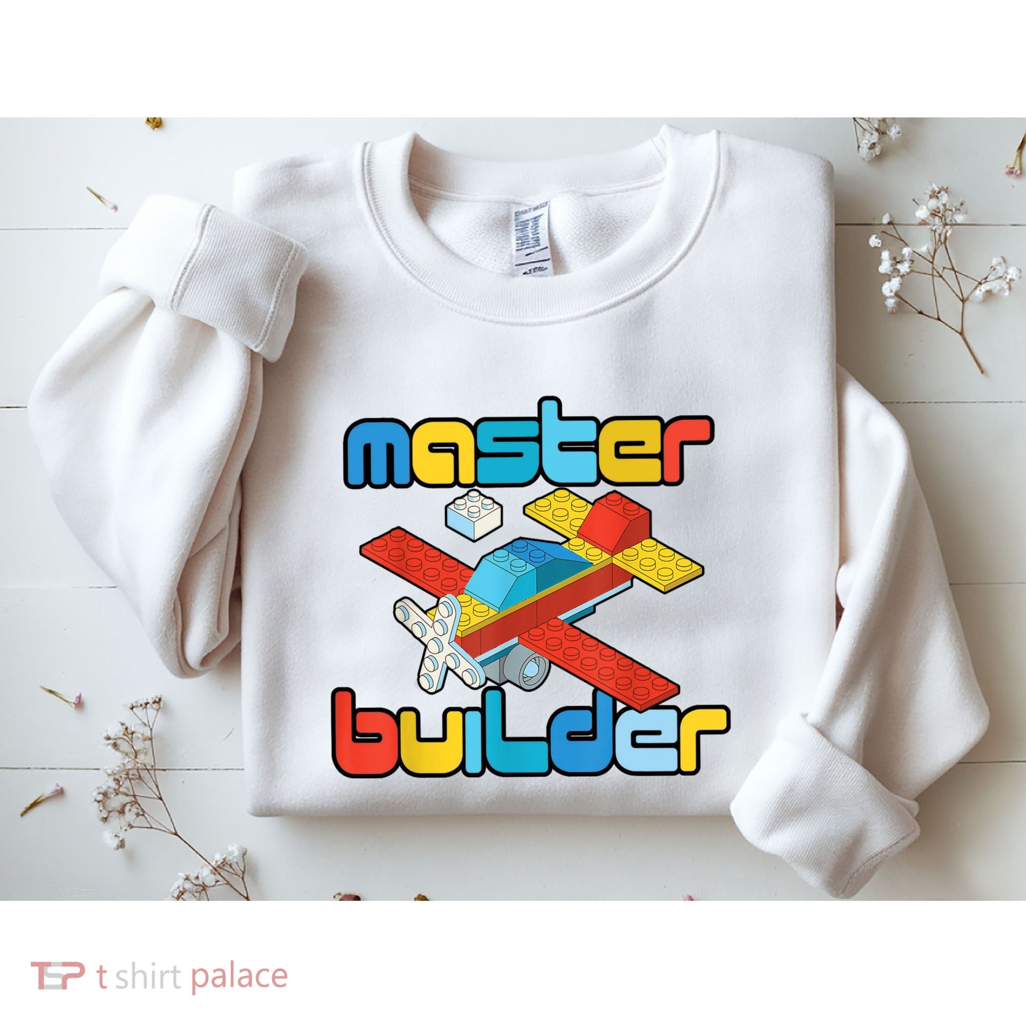 Master Builder Funny Building Blocks Brick Block Toy Sweatshirt