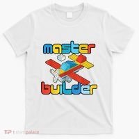 Master Builder Funny Building Blocks Brick Block Toy T-Shirt thumb 0