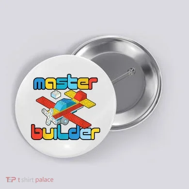 Master Builder Funny Building Blocks Brick Block Toy Button