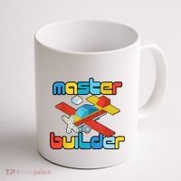Master Builder Funny Building Blocks Brick Block Toy Coffee Mug thumb 1