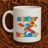 Master Builder Funny Building Blocks Brick Block Toy Coffee Mug thumb 2