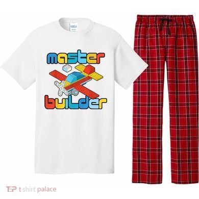 Master Builder Funny Building Blocks Brick Block Toy Pajama Set