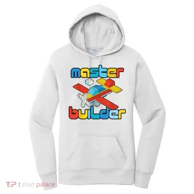 Master Builder Funny Building Blocks Brick Block Toy Women's Hoodie