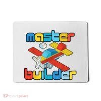 Master Builder Funny Building Blocks Brick Block Toy Mousepad thumb 0