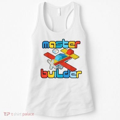 Master Builder Funny Building Blocks Brick Block Toy Women's Tank Top