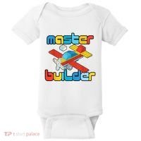 Master Builder Funny Building Blocks Brick Block Toy Baby Bodysuit thumb 0